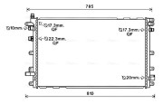 OL2653 AVA QUALITY COOLING chladič motora OL2653 AVA QUALITY COOLING