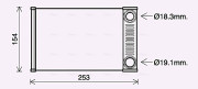 OL6656 AVA QUALITY COOLING výmenník tepla vnútorného kúrenia OL6656 AVA QUALITY COOLING