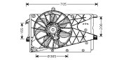 OL7526 AVA QUALITY COOLING nezařazený díl OL7526 AVA QUALITY COOLING