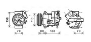 OLAK616 Kompresor, klimatizace AVA QUALITY COOLING