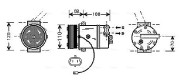 OLK287 AVA QUALITY COOLING kompresor klimatizácie OLK287 AVA QUALITY COOLING