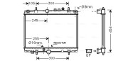 PE2235 AVA QUALITY COOLING chladič motora PE2235 AVA QUALITY COOLING