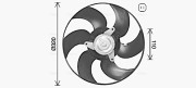 PE7563 Větrák, chlazení motoru AVA QUALITY COOLING