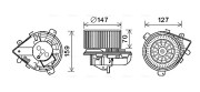 PE8393 vnitřní ventilátor AVA QUALITY COOLING
