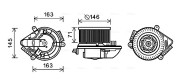 PE8504 vnitřní ventilátor AVA QUALITY COOLING