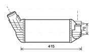 PEA4360 Chladič turba AVA QUALITY COOLING