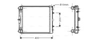 PR2023 AVA QUALITY COOLING chladič motora PR2023 AVA QUALITY COOLING