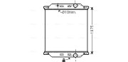 RE2057N Chladič, chlazení motoru AVA QUALITY COOLING