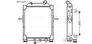 RE2074 AVA QUALITY COOLING nezařazený díl RE2074 AVA QUALITY COOLING