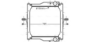 RE2094 AVA QUALITY COOLING nezařazený díl RE2094 AVA QUALITY COOLING