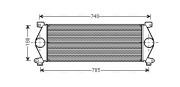 RT4448 AVA QUALITY COOLING chladič plniaceho vzduchu RT4448 AVA QUALITY COOLING