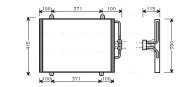 RT5201 AVA QUALITY COOLING kondenzátor klimatizácie RT5201 AVA QUALITY COOLING