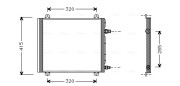 RT5235 Kondenzátor, klimatizace AVA QUALITY COOLING