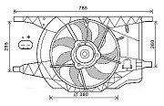 RT7546 AVA QUALITY COOLING ventilátor chladenia motora RT7546 AVA QUALITY COOLING