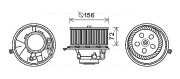 RT8581 Elektromotor, vnitřní ventilátor AVA QUALITY COOLING