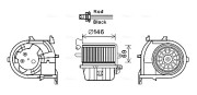 RT8588 Elektromotor, vnitřní ventilátor AVA QUALITY COOLING