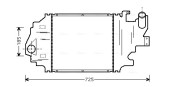 RTA4320 AVA QUALITY COOLING chladič plniaceho vzduchu RTA4320 AVA QUALITY COOLING