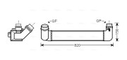 RTA4461 Chladič turba AVA QUALITY COOLING