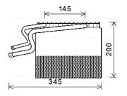 RTV465 Výparník, klimatizace AVA QUALITY COOLING
