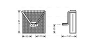 SAV011 AVA QUALITY COOLING výparník klimatizácie SAV011 AVA QUALITY COOLING