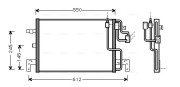 SB5032 Kondenzátor, klimatizace AVA QUALITY COOLING