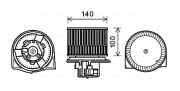 SB8078 Elektromotor, vnitřní ventilátor AVA QUALITY COOLING
