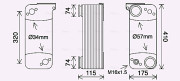 SC3053 Olejový chladič, retardér AVA QUALITY COOLING