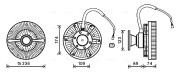 SCC029 Spojka, větrák chladiče AVA QUALITY COOLING