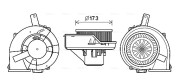 ST8046 AVA QUALITY COOLING elektromotor vnútorného ventilátora ST8046 AVA QUALITY COOLING