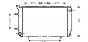 SU2032 AVA QUALITY COOLING chladič motora SU2032 AVA QUALITY COOLING