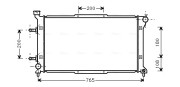 SU2037 AVA QUALITY COOLING chladič motora SU2037 AVA QUALITY COOLING