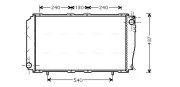 SU2043 AVA QUALITY COOLING chladič motora SU2043 AVA QUALITY COOLING