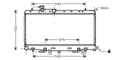 SU2058 AVA QUALITY COOLING chladič motora SU2058 AVA QUALITY COOLING