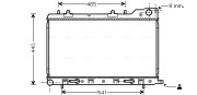 SU2054 AVA QUALITY COOLING chladič motora SU2054 AVA QUALITY COOLING