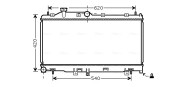 SU2065 AVA QUALITY COOLING chladič motora SU2065 AVA QUALITY COOLING