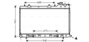 SU2098 AVA QUALITY COOLING chladič motora SU2098 AVA QUALITY COOLING