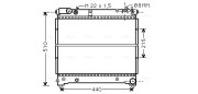 SZ2070 AVA QUALITY COOLING chladič motora SZ2070 AVA QUALITY COOLING