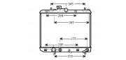 SZ2112 AVA QUALITY COOLING chladič motora SZ2112 AVA QUALITY COOLING