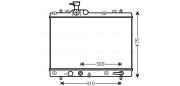 SZ2138 AVA QUALITY COOLING chladič motora SZ2138 AVA QUALITY COOLING