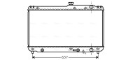 TO2187 AVA QUALITY COOLING chladič motora TO2187 AVA QUALITY COOLING