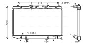 TO2255 AVA QUALITY COOLING chladič motora TO2255 AVA QUALITY COOLING