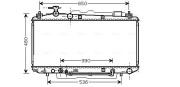 TO2300 AVA QUALITY COOLING chladič motora TO2300 AVA QUALITY COOLING