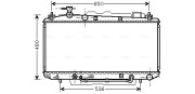 TO2306 AVA QUALITY COOLING chladič motora TO2306 AVA QUALITY COOLING