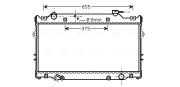 TO2309 Chladič, chlazení motoru AVA QUALITY COOLING