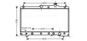 TO2336 AVA QUALITY COOLING chladič motora TO2336 AVA QUALITY COOLING