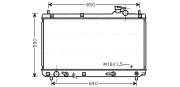 TO2457 AVA QUALITY COOLING chladič motora TO2457 AVA QUALITY COOLING