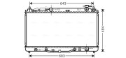 TO2464 AVA QUALITY COOLING chladič motora TO2464 AVA QUALITY COOLING