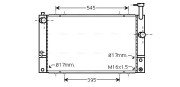 TO2494 AVA QUALITY COOLING chladič motora TO2494 AVA QUALITY COOLING