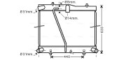 TO2601 AVA QUALITY COOLING chladič motora TO2601 AVA QUALITY COOLING