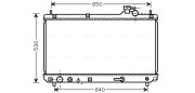 TO2614 AVA QUALITY COOLING chladič motora TO2614 AVA QUALITY COOLING